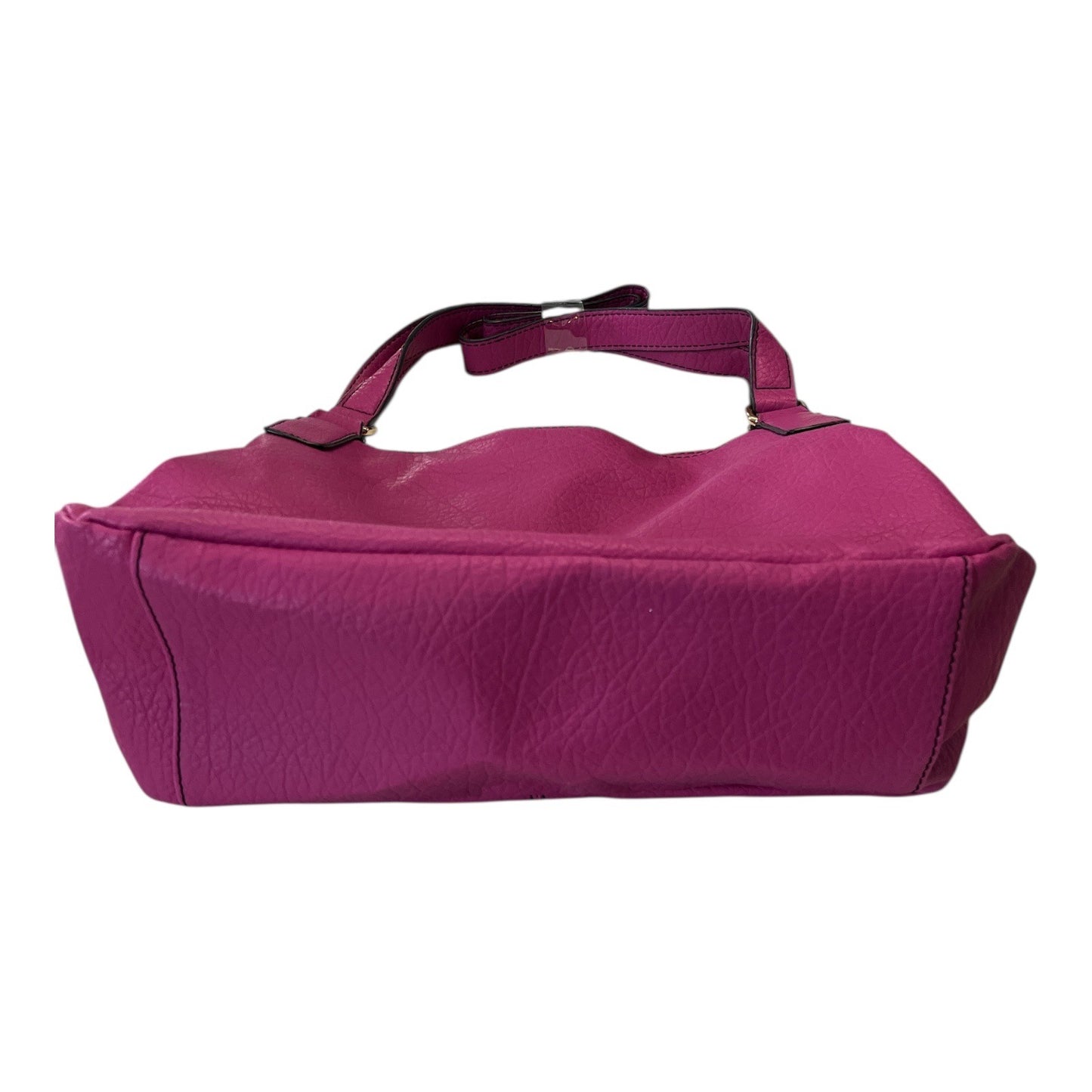 Jaclyn Smith Magenta Faux Leather Shoulder Bag Purse NWT Kmart