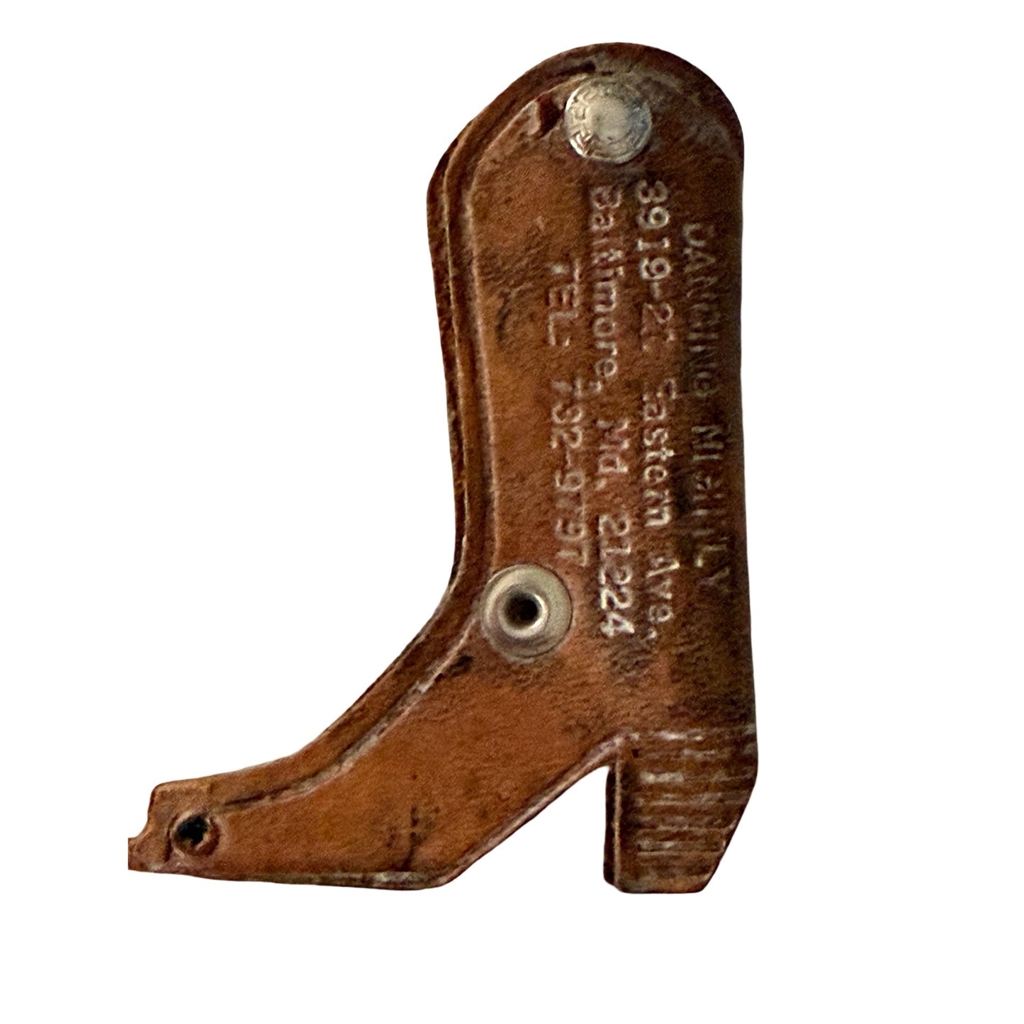 Vintage Club Stabile’s Dancing Nightly Leather High Heel Key Holder Baltimore MD