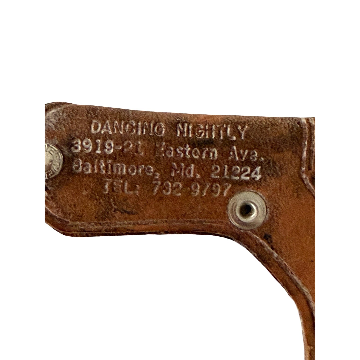 Vintage Club Stabile’s Dancing Nightly Leather High Heel Key Holder Baltimore MD