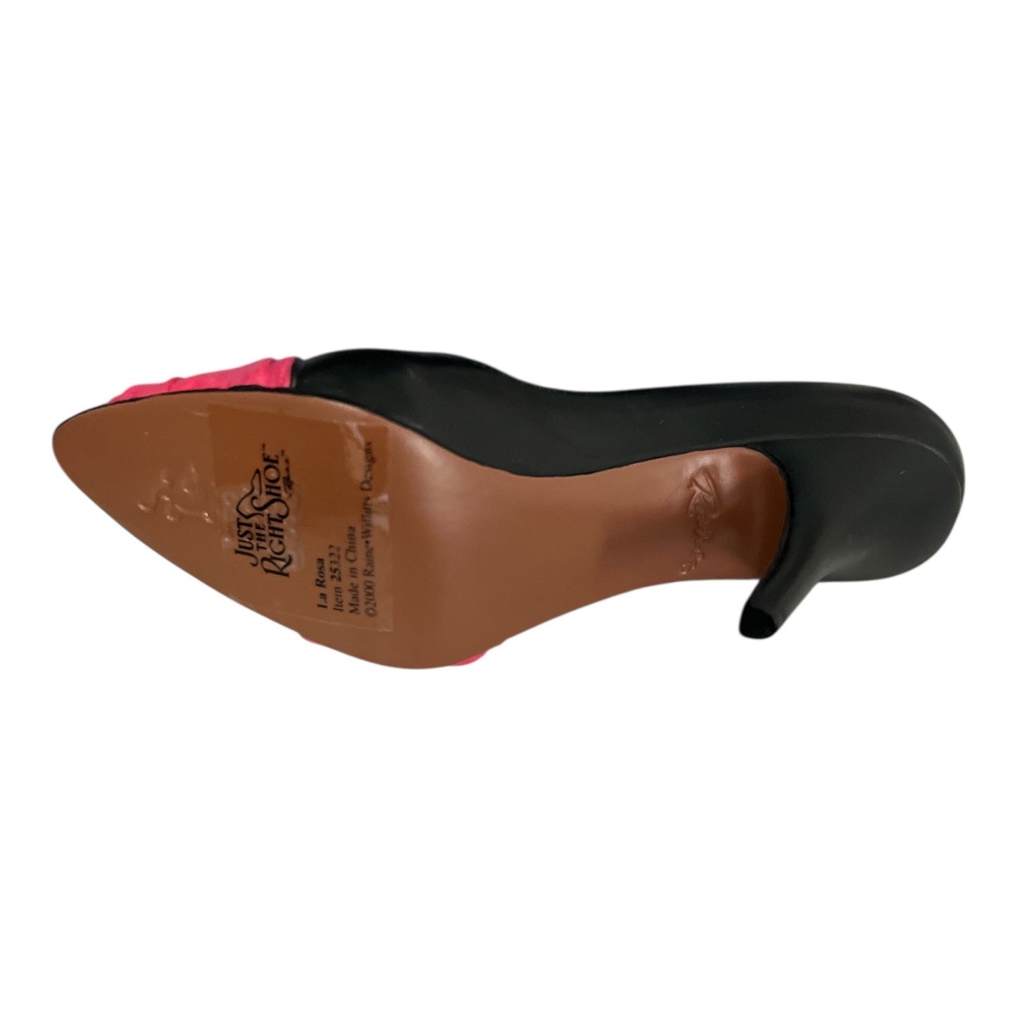 Just the Right Shoe La Rosa Miniature Pump by Beverly Feldman 2000