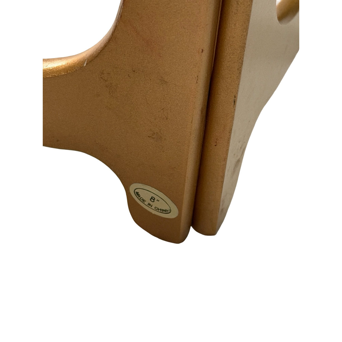 Vintage Gold Folding Display Easels Set of 2 Plate Picture Stands 8 Inch