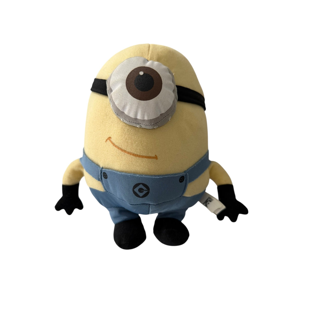 2011 Despicable Me Stuart One Eye Minion Plush Toy Factory 10" Early Movie