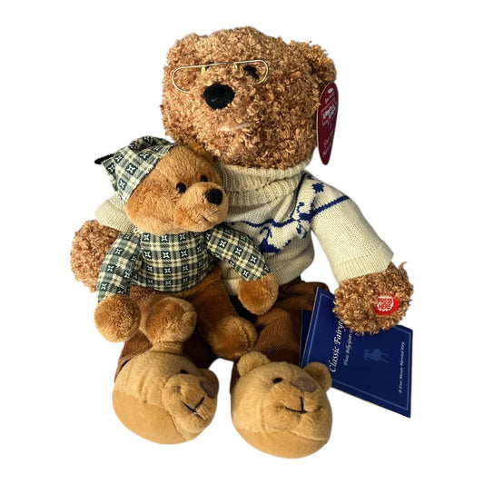 2003 Jiggles & Giggles Talking Storytelling Bear Three Billy Goats Gruff Plush NWT