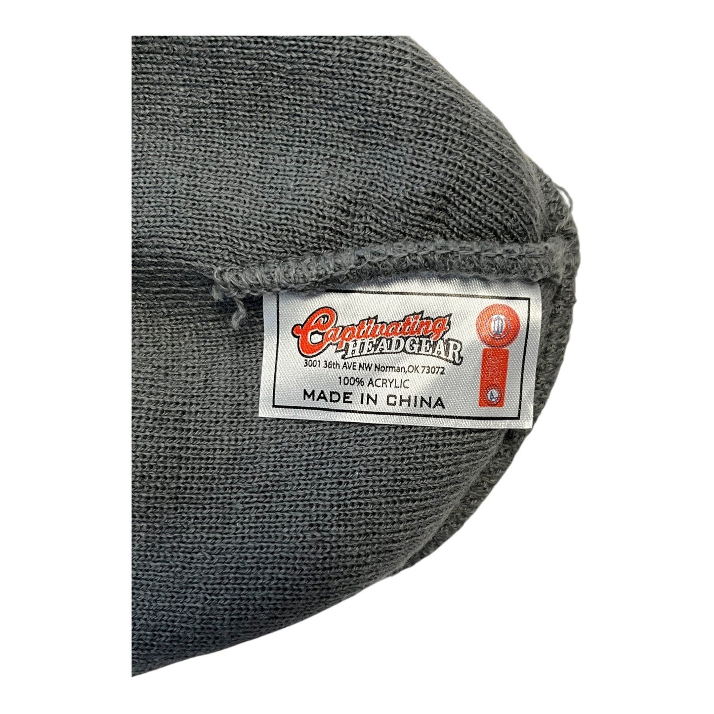 LSU Tigers Gray Knit Beanie Hat Embroidered Logo NCAA Winter Cap