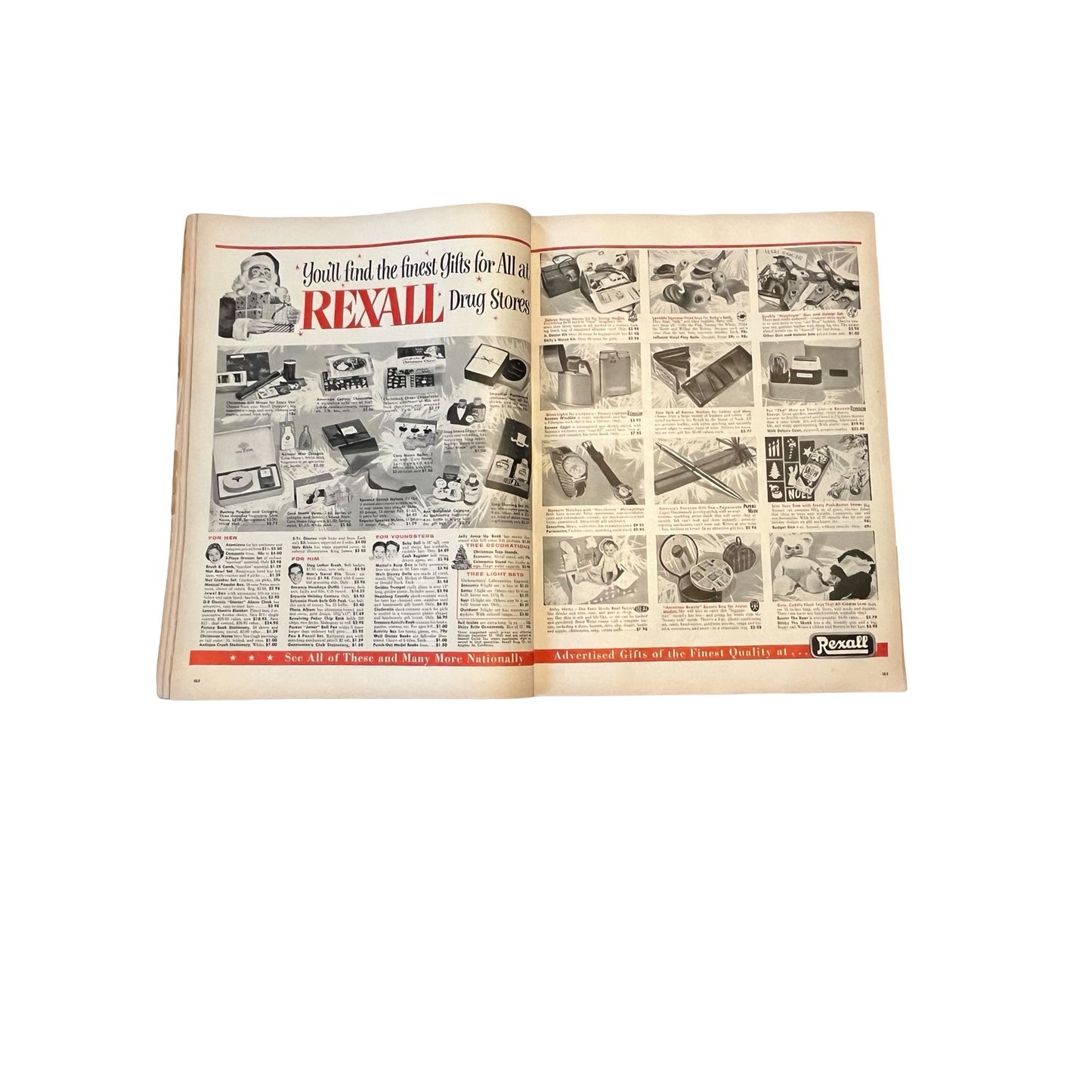 Vintage 1950s Magazine Slavery Feature Eisenhower Adlai Political Issue Mid Century Ads Cadillac Rexall Americana