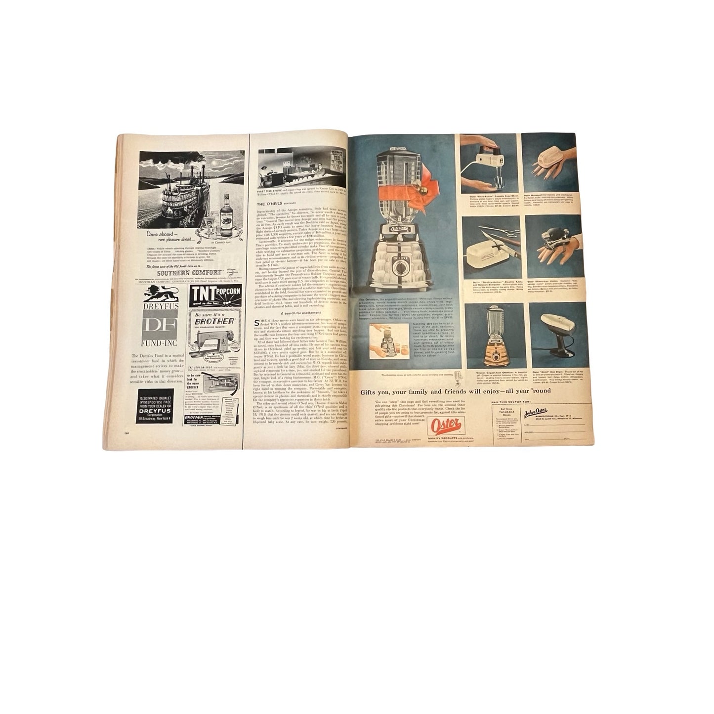 Vintage 1950s Magazine Slavery Feature Eisenhower Adlai Political Issue Mid Century Ads Cadillac Rexall Americana