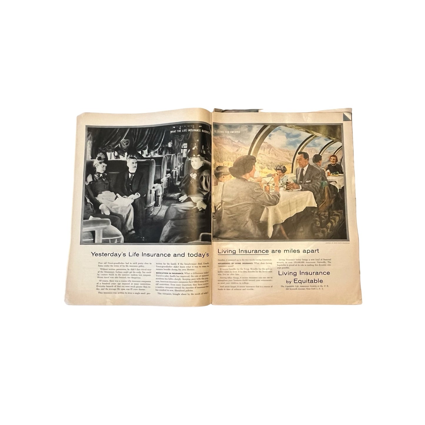 Vintage 1950s Magazine Slavery Feature Eisenhower Adlai Political Issue Mid Century Ads Cadillac Rexall Americana