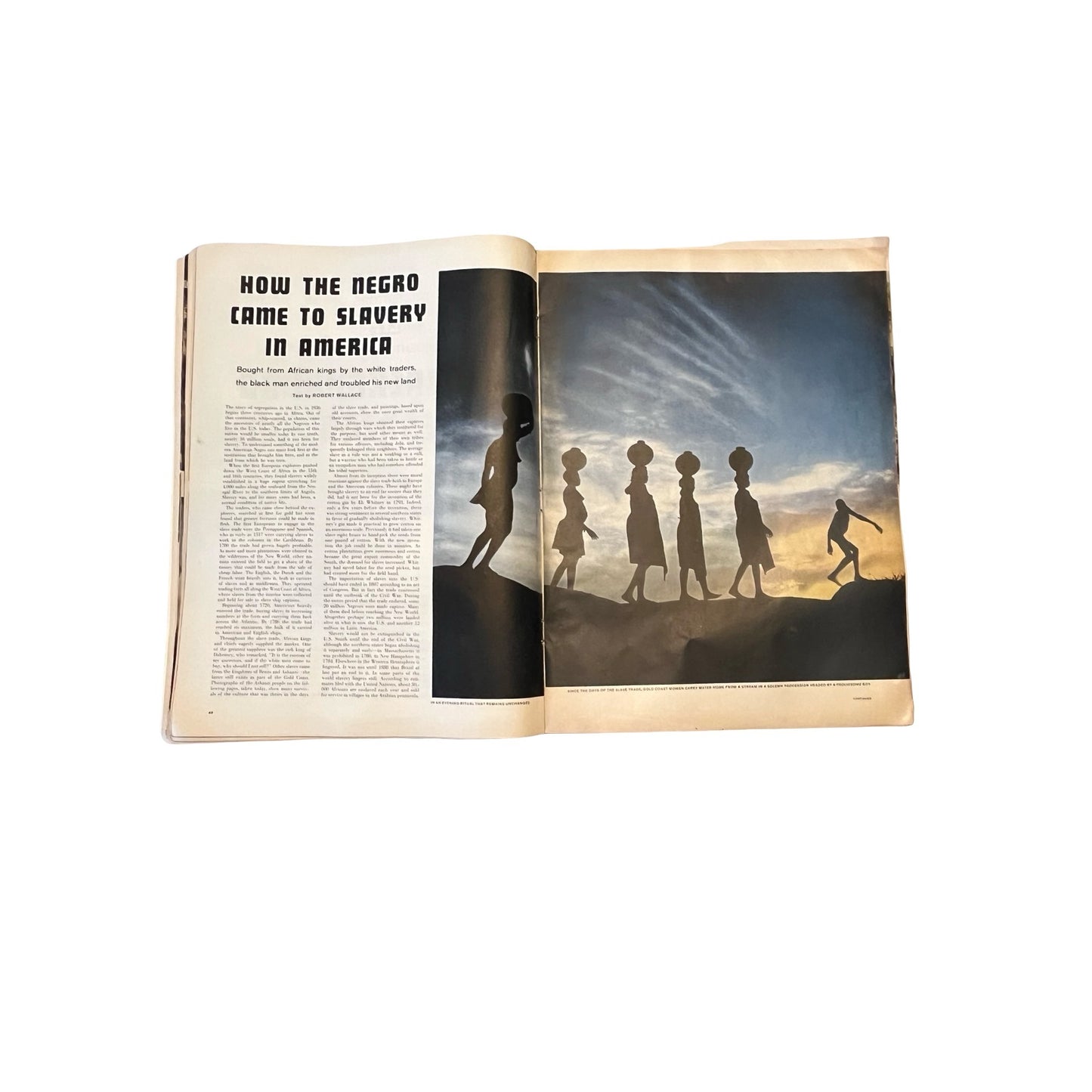 Vintage 1950s Magazine Slavery Feature Eisenhower Adlai Political Issue Mid Century Ads Cadillac Rexall Americana