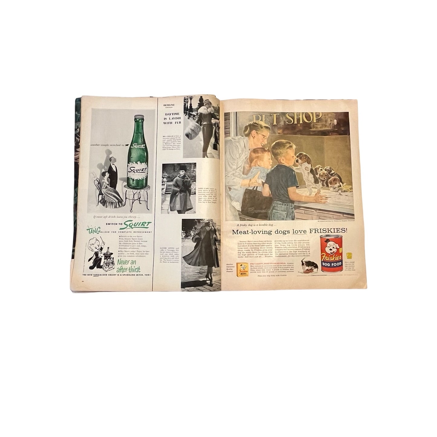 Vintage 1950s Magazine Slavery Feature Eisenhower Adlai Political Issue Mid Century Ads Cadillac Rexall Americana