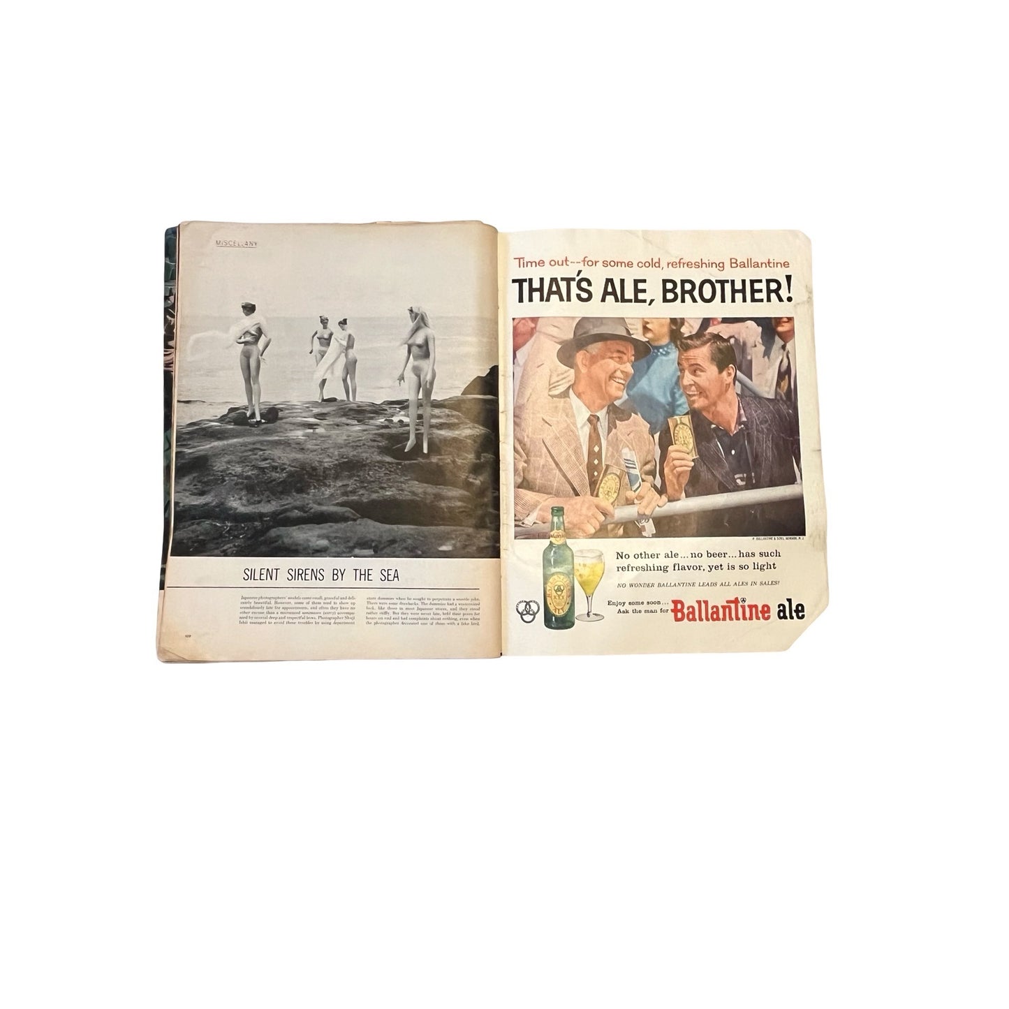 Vintage 1950s Magazine Slavery Feature Eisenhower Adlai Political Issue Mid Century Ads Cadillac Rexall Americana