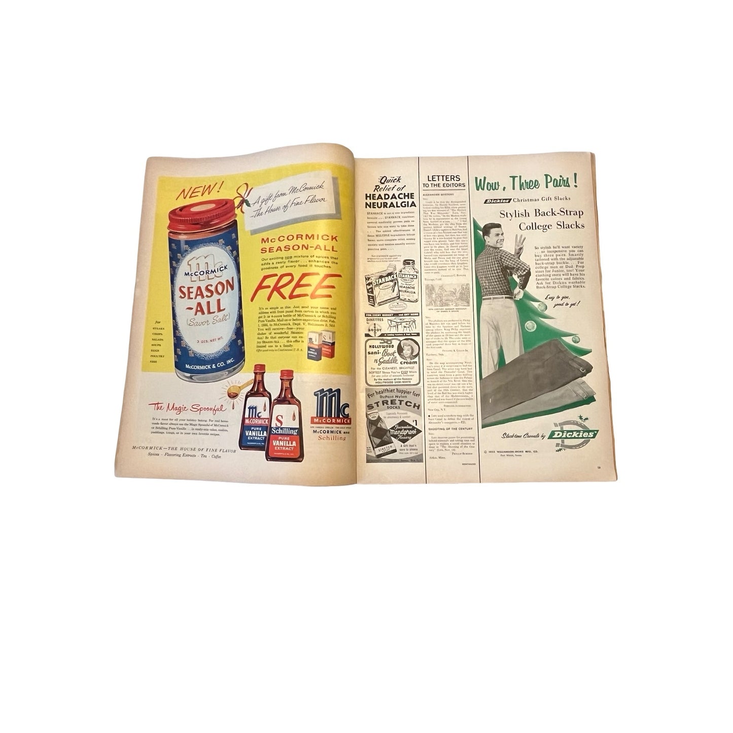 Vintage 1950s Magazine Slavery Feature Eisenhower Adlai Political Issue Mid Century Ads Cadillac Rexall Americana