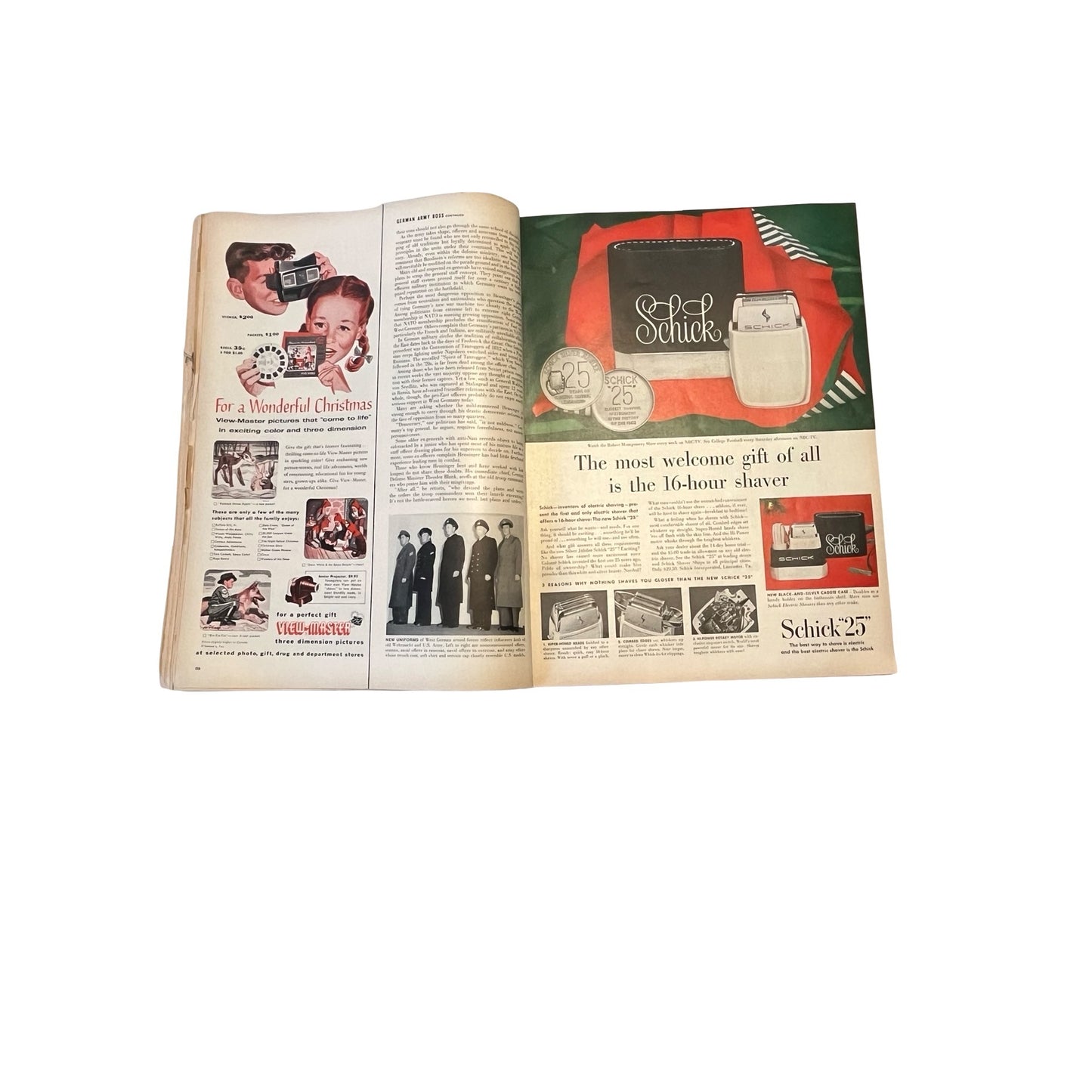 Vintage 1950s Magazine Slavery Feature Eisenhower Adlai Political Issue Mid Century Ads Cadillac Rexall Americana