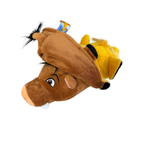 Disney The Lion King Flipazoo Simba Pumbaa Reversible Plush 14" Flip A Zoo