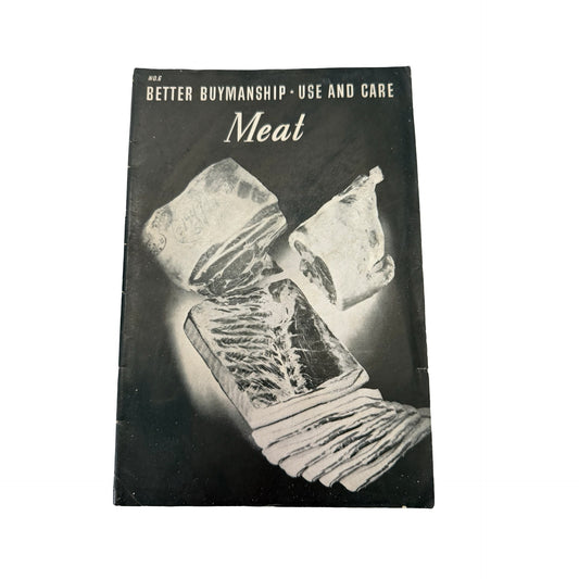 1947 Household Finance Better Buymanship Meat Vintage Cooking Butcher Guide