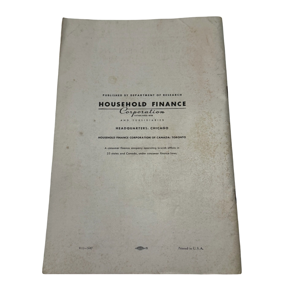 1947 Household Finance Better Buymanship Meat Vintage Cooking Butcher Guide