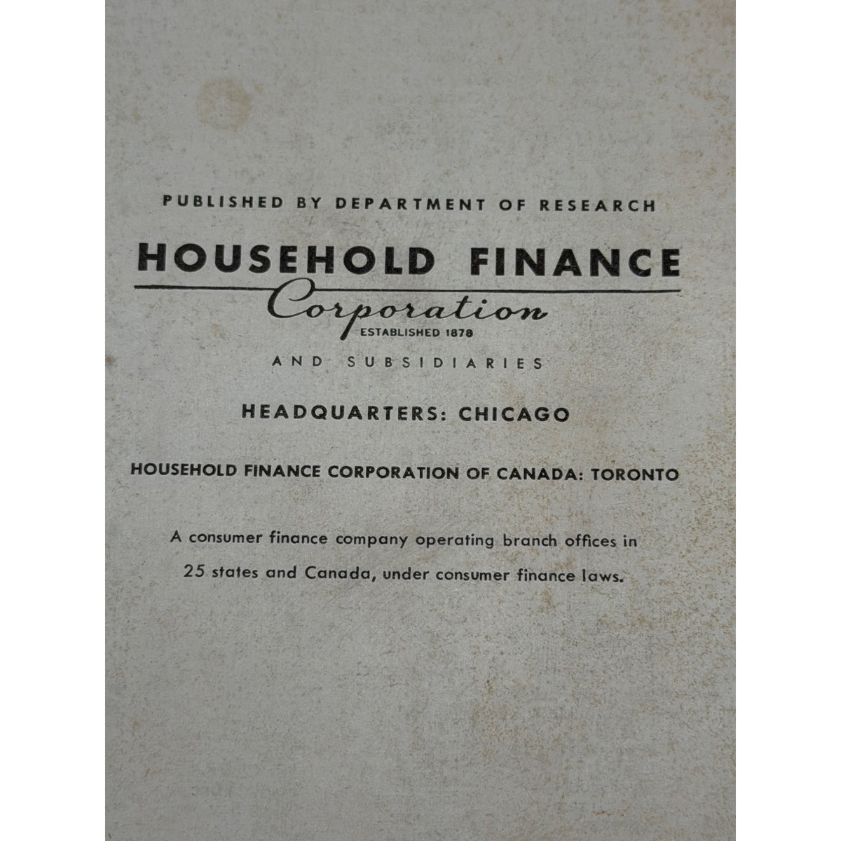 1947 Household Finance Better Buymanship Meat Vintage Cooking Butcher Guide