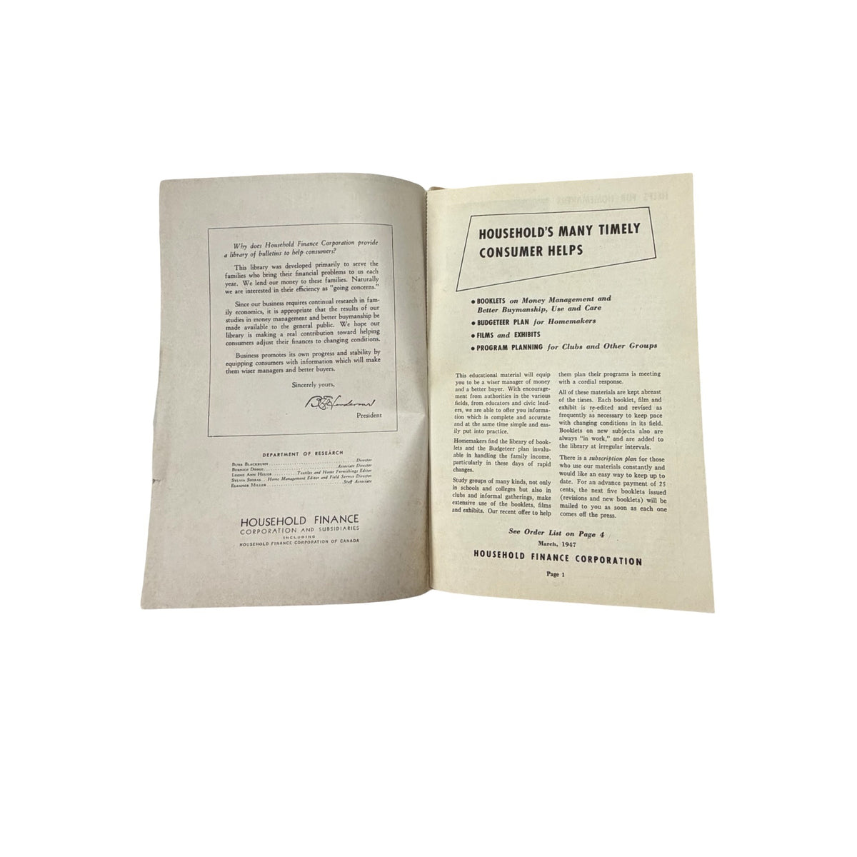 1947 Household Finance Better Buymanship Meat Vintage Cooking Butcher Guide