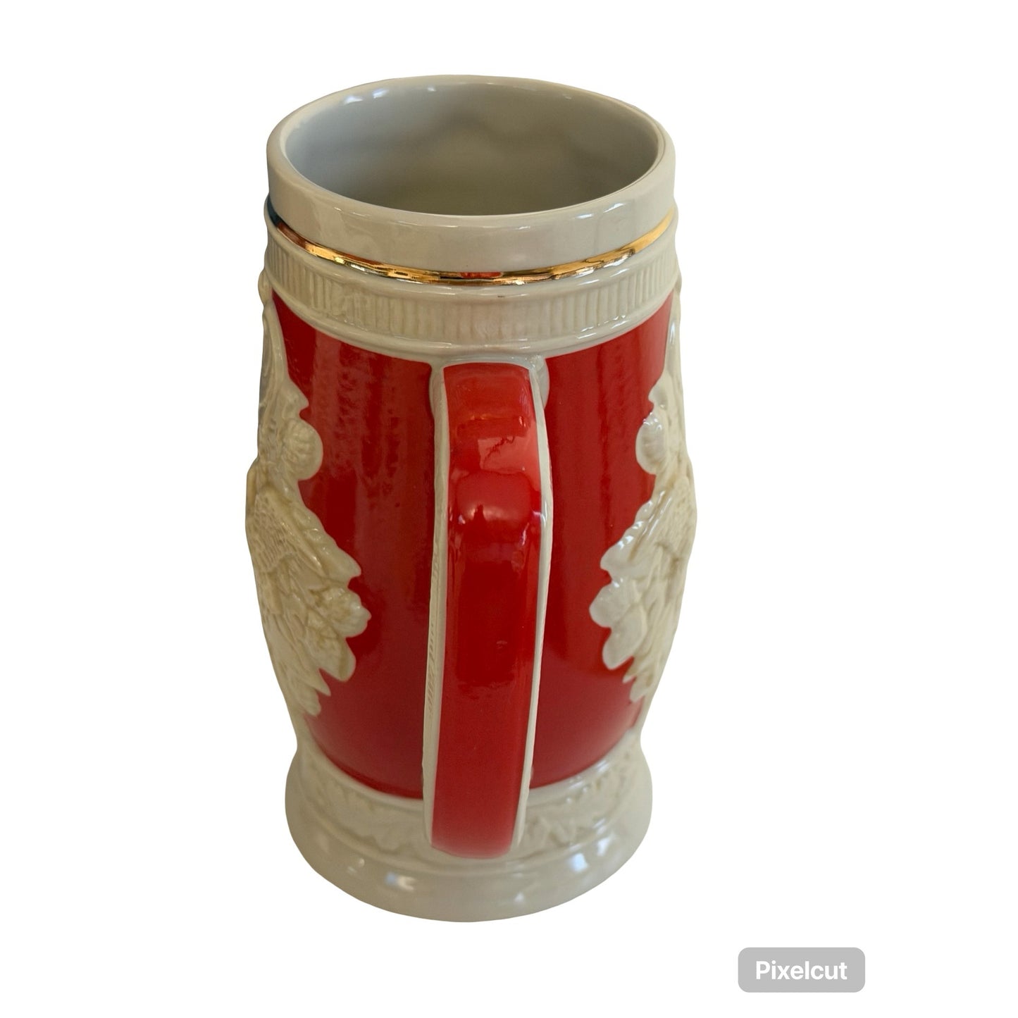 2014 Budweiser Holiday Stein Clydesdales Beer Mug w Box COA Anheuser Busch