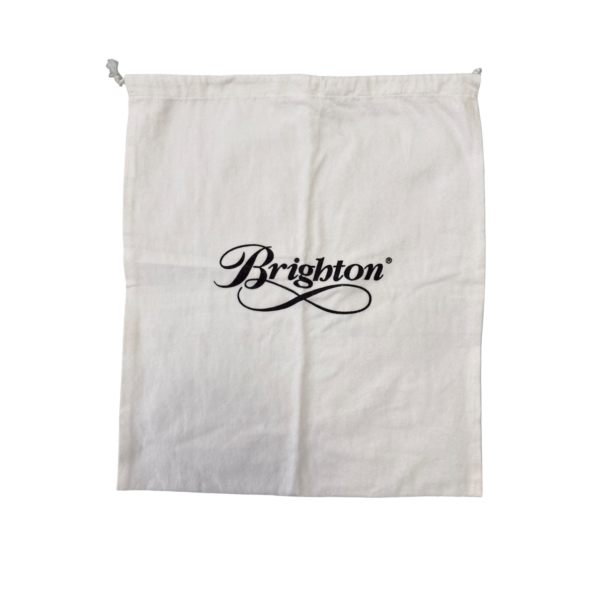 Vintage Brighton Handbag Dust Bag Lot of 4 White Drawstring Storage Pouches 16x13