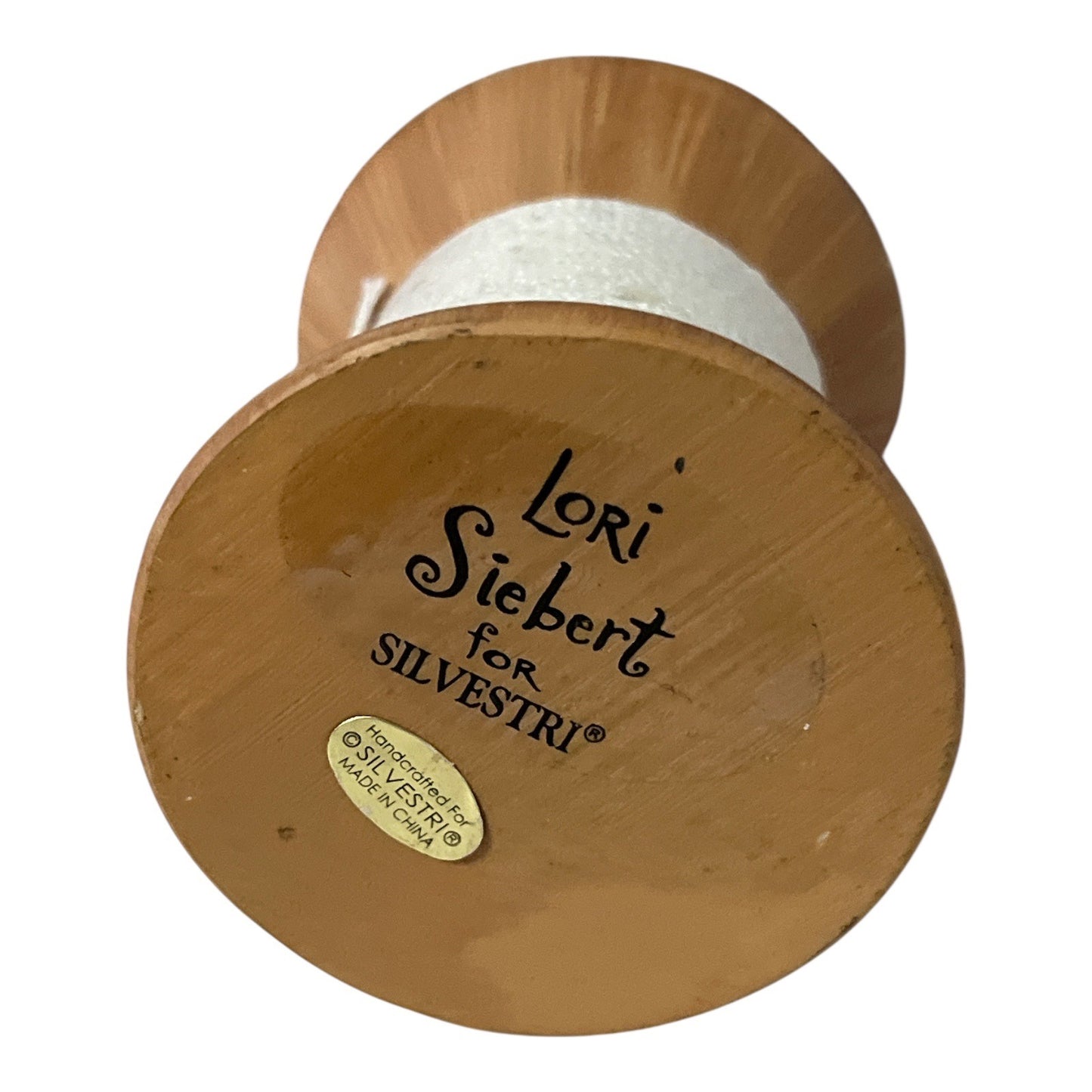 Lori Siebert for Silvestri Holiday Tree – Fabric Cone on Spool w Buttons & Tassels