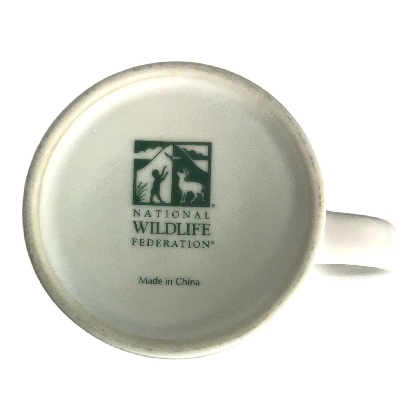Set of 4 National Wildlife Federation Parrot Mugs – Colorful Tropical Birds – 4 x 3.5” – Unused – c. 2000s