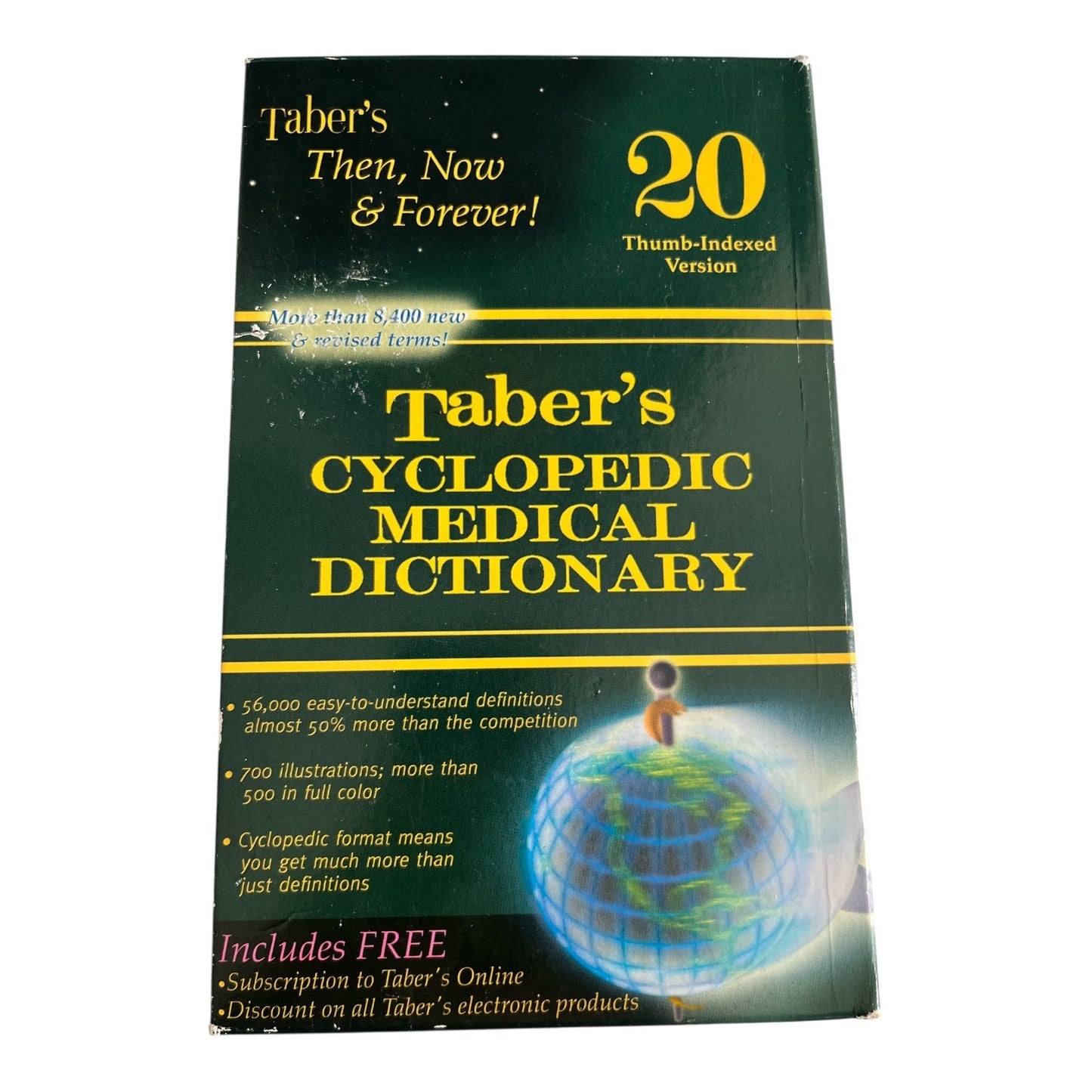 Taber’s Cyclopedic Medical Dictionary – 20th Edition Thumb-Indexed Hardcover (2005) – F.A. Davis