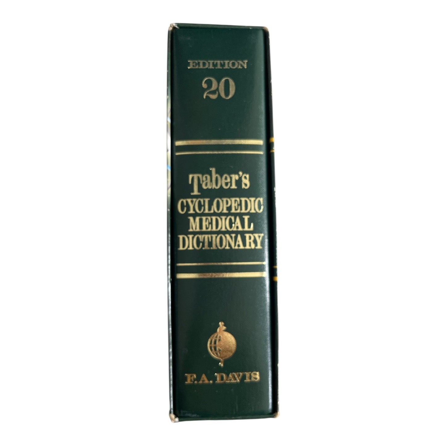 Taber’s Cyclopedic Medical Dictionary – 20th Edition Thumb-Indexed Hardcover (2005) – F.A. Davis