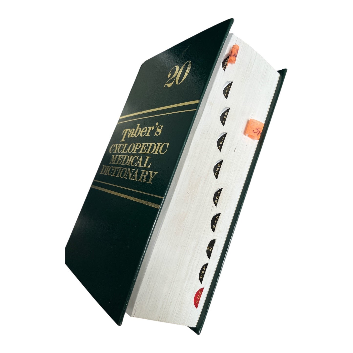 Taber’s Cyclopedic Medical Dictionary – 20th Edition Thumb-Indexed Hardcover (2005) – F.A. Davis