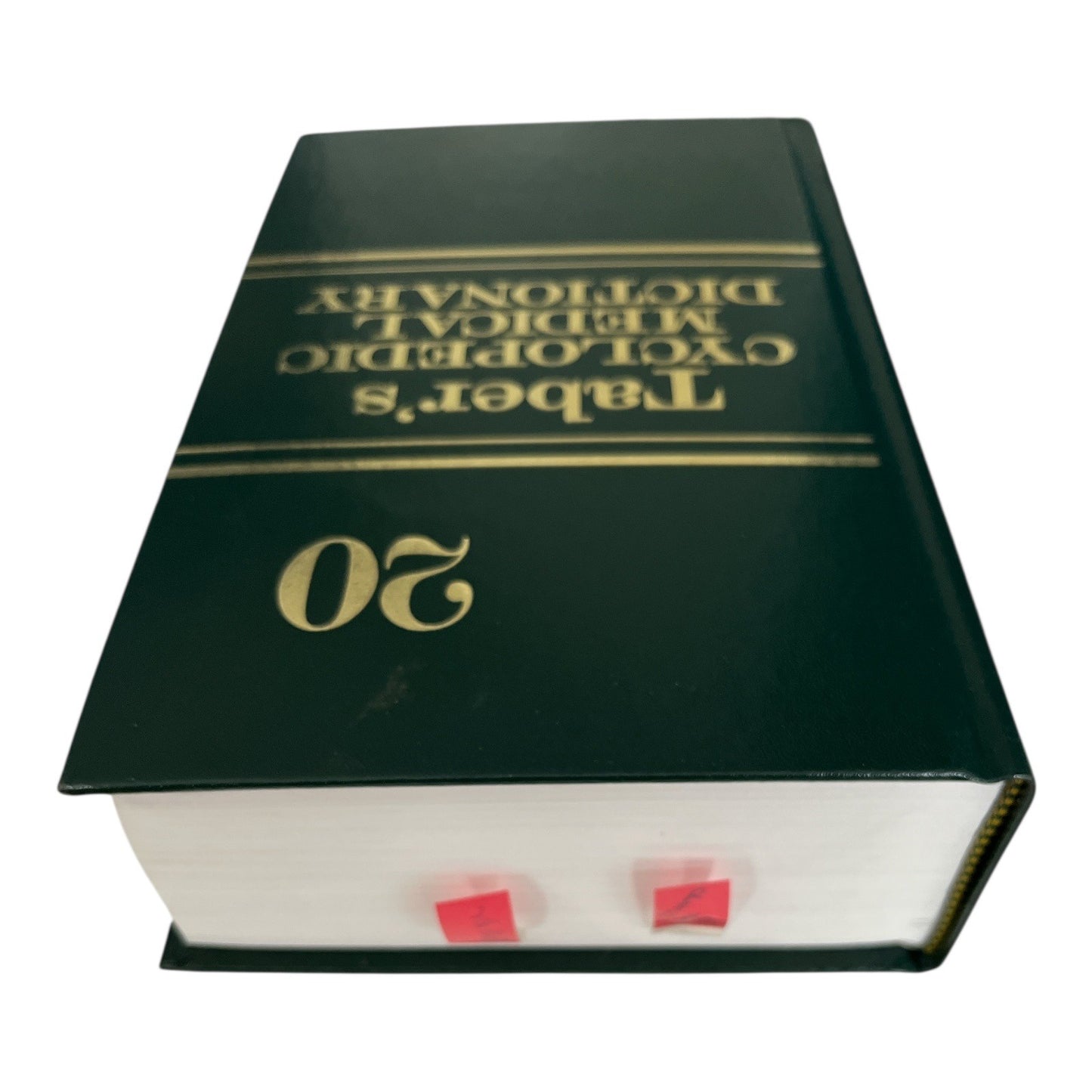 Taber’s Cyclopedic Medical Dictionary – 20th Edition Thumb-Indexed Hardcover (2005) – F.A. Davis