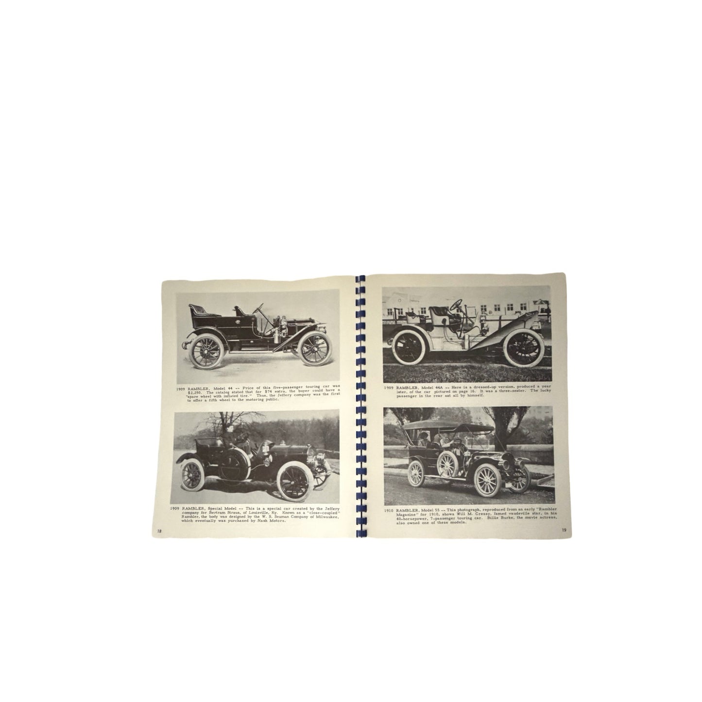 Nash Family Album Fourth Printing Pictorial Roll Call Since 1902 Nash Motors AMC Vintage Booklet