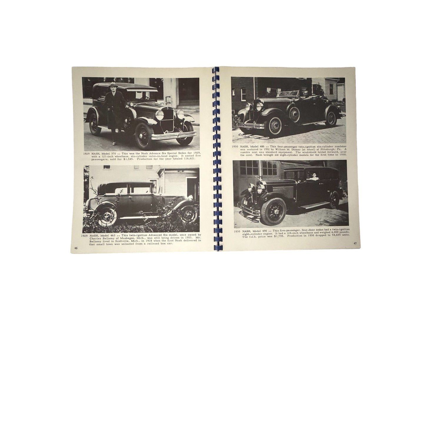 Nash Family Album Fourth Printing Pictorial Roll Call Since 1902 Nash Motors AMC Vintage Booklet