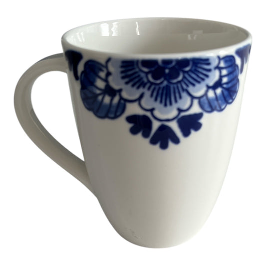 Royal Delft Blue Floral Mug 300 ml St. James White & Cobalt Porcelain VTG