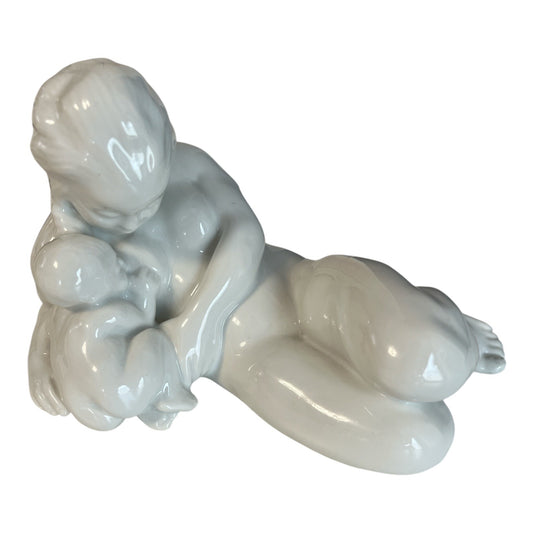 VTG Bing & Grøndahl (B&G) Porcelain Figurine – Mother & Child – #240 – Made in Denmark