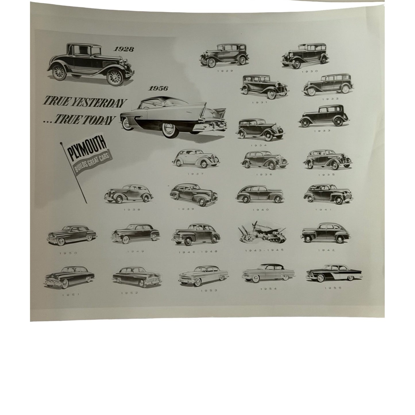 Vintage 1957 Chrysler Dodge Plymouth Dealer Sales Brochure Lot of 3 Then and Now Automobile Advertising