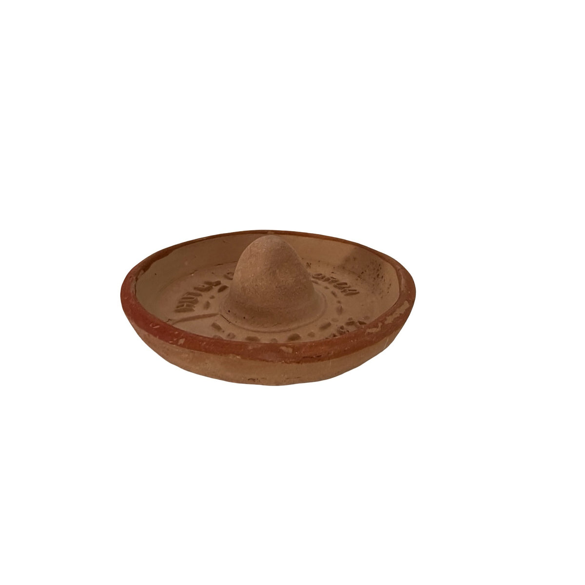 Vintage 1950s Hotel De La Borda Taxco Mexico Pottery Sombrero Souvenir Dish 4”