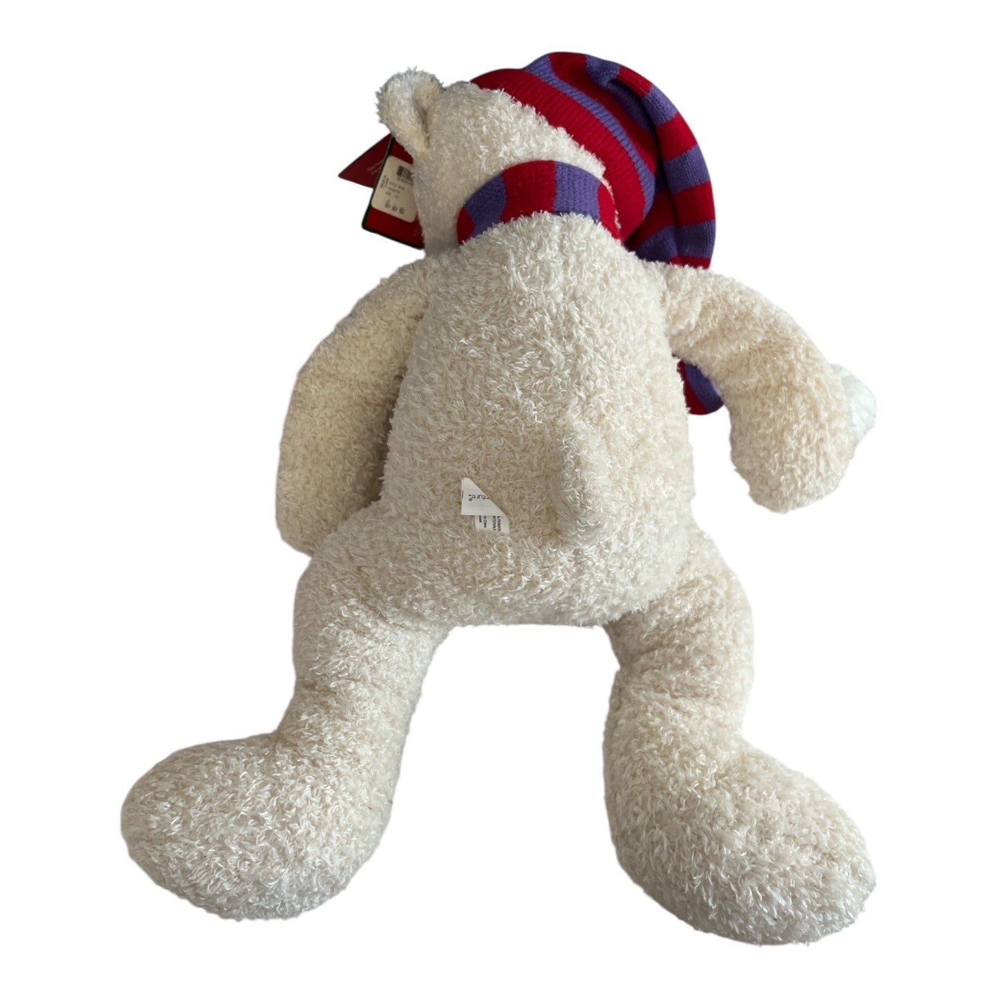 Dillard’s Trimmings 2005 Christmas Bear Plush Holiday Teddy Weighted 19in