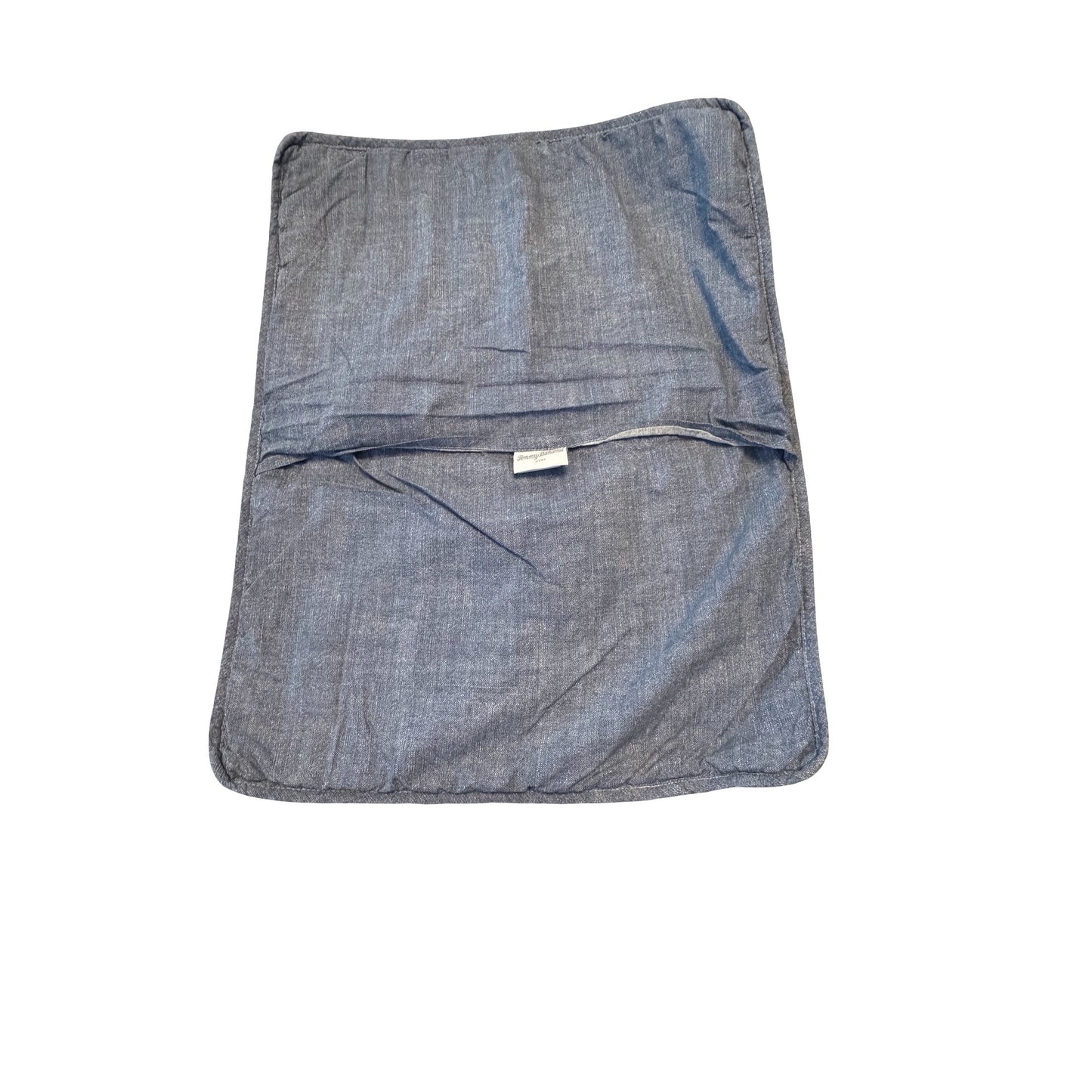 Tommy Bahama Home Queen Flat Fitted Sheet Standard Sham 20x26 Blue White Tropical Cotton