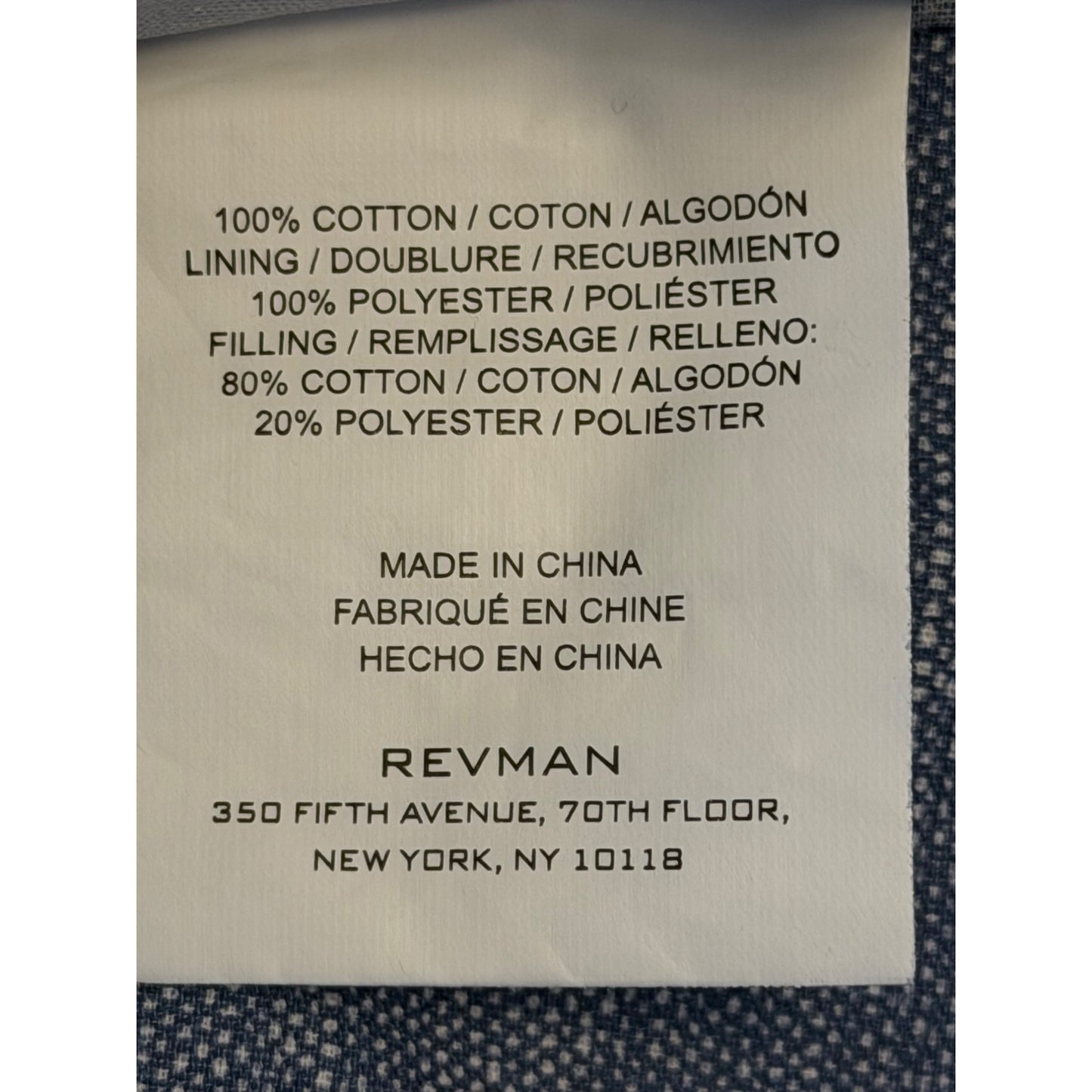Tommy Bahama Home Queen Flat Fitted Sheet Standard Sham 20x26 Blue White Tropical Cotton