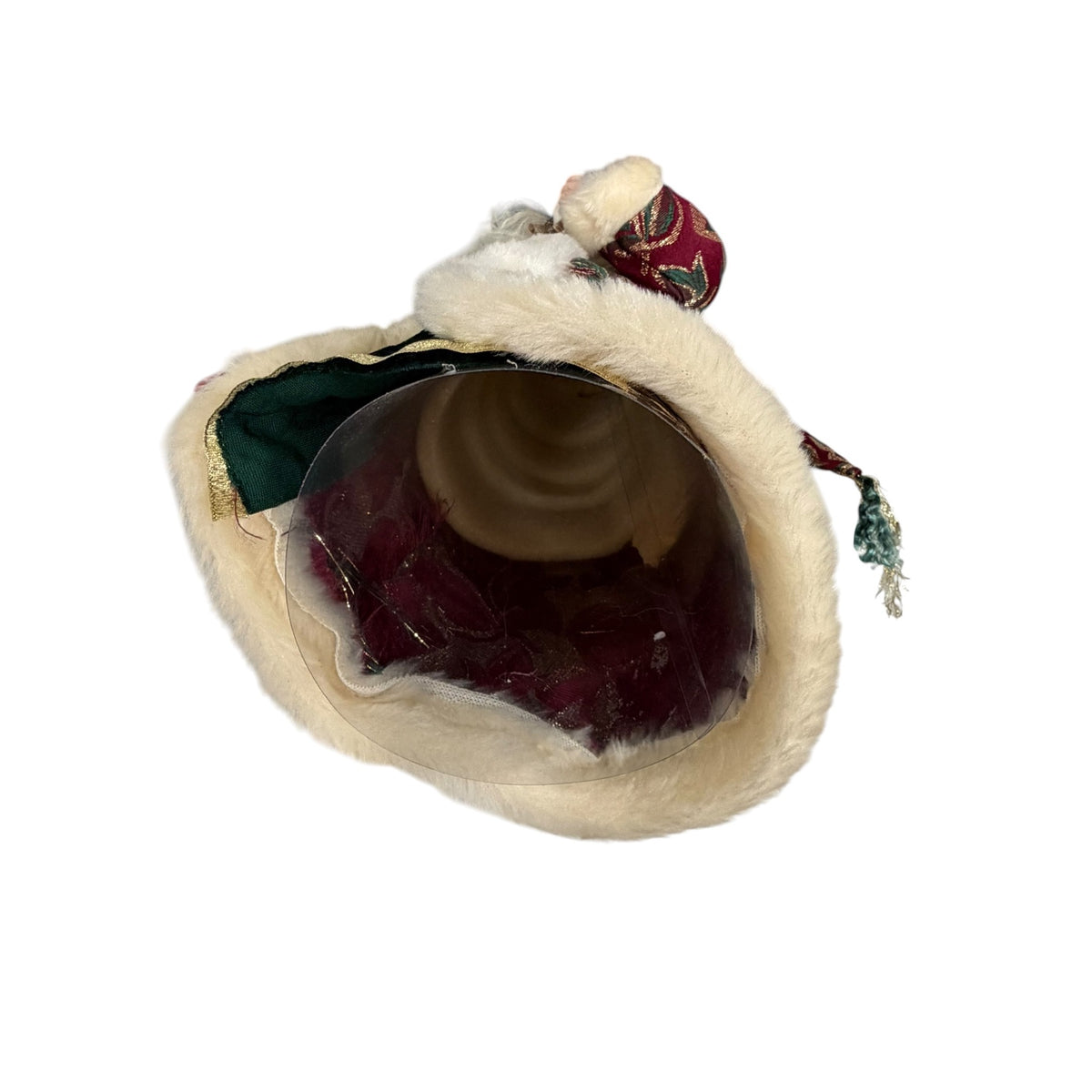 Vintage 1995–2005 Old World Santa Father Christmas Bird Brocade 15 Inch