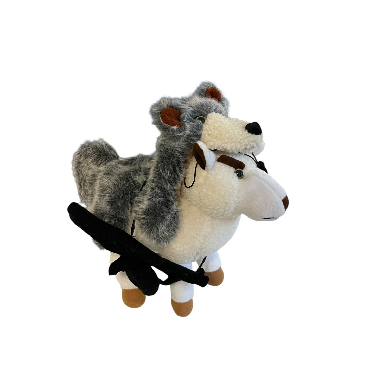 Monty Python Killer Sheep Plush 10” Toy Vault 2002 Wolf in Sheep Clothing Y2K