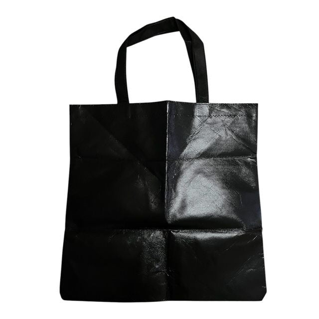 Doctors Without Borders Black Reusable Tote Bag – 15x15 Waterproof Carryall