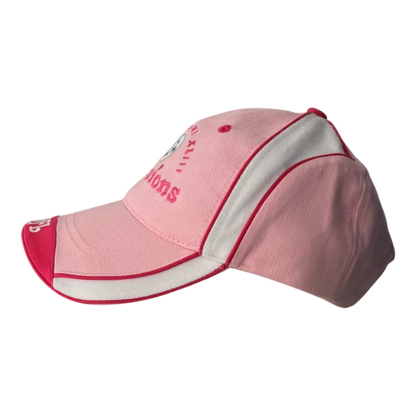 Pittsburgh Steelers Super Bowl XLIII Champions Pink NFL Adjustable Ball Cap