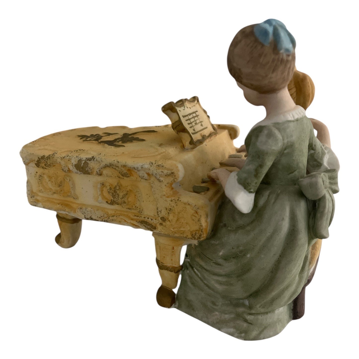 Vintage Ardalt Piano Playing Children Figurine Art Ware Japan Style 7x6x4