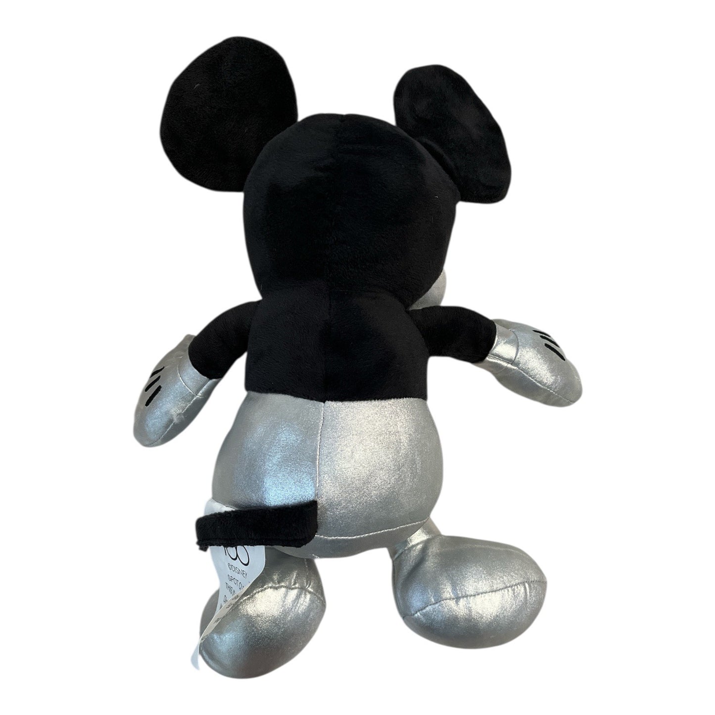 Disney 100 Mickey Mouse Plush Coin Bank CVS Exclusive Silver Metallic Collectible 2023