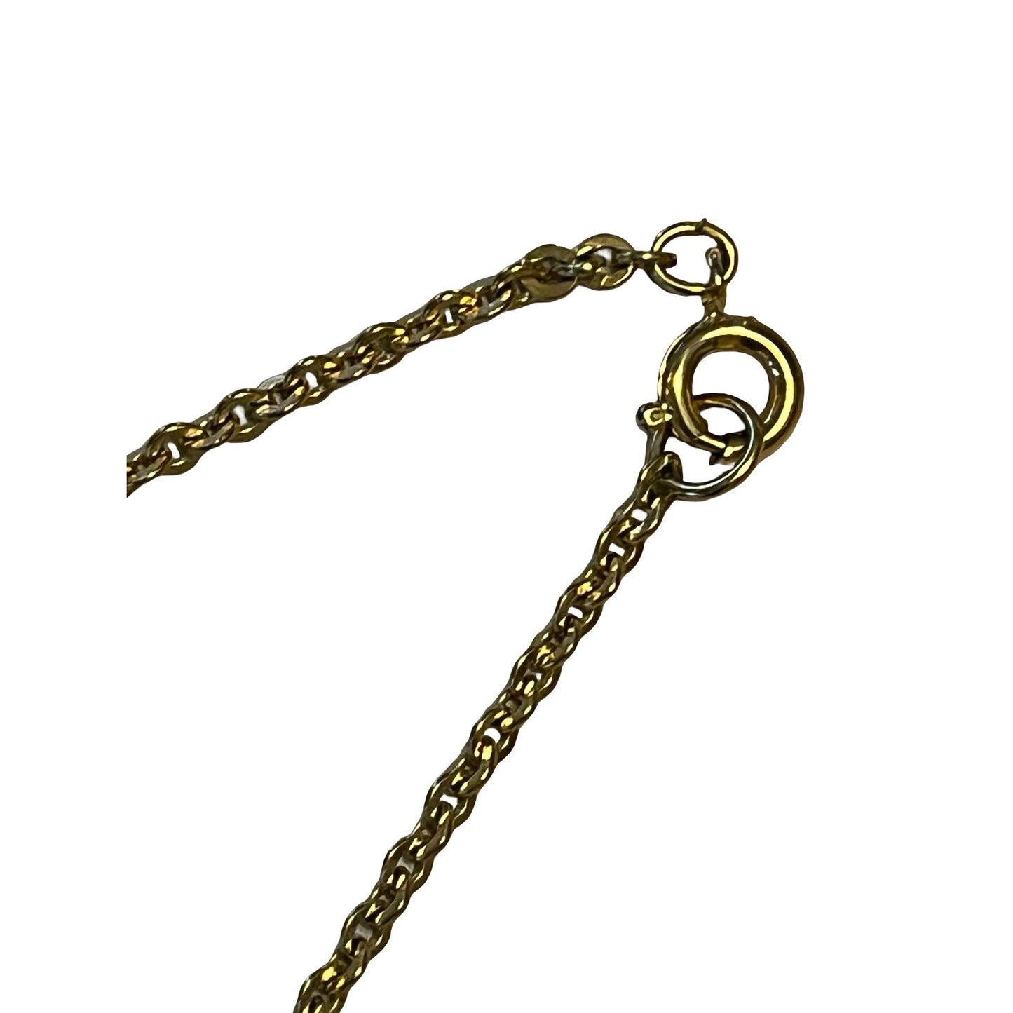 Vintage Gold Tone Station Necklace Faux Pearl Beaded Chain 52 Inch Long