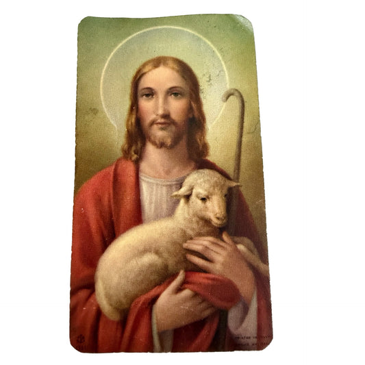 Vintage 1980 Catholic Memorial Prayer Card Ohio State Entomology Graduate Michael Glorioso