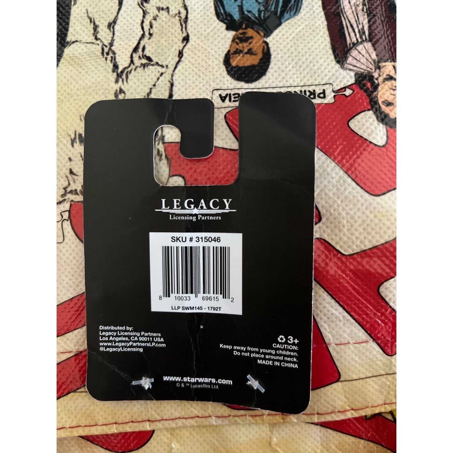 Star Wars Action Figures Comic Style Tote Bag – Legacy Licensing Partners NWT
