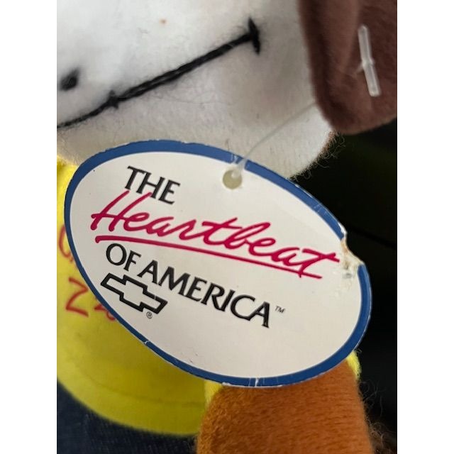 Vintage Chevy Camaro Z28 Dog Plush – “The Heartbeat of America” Tag – 1992