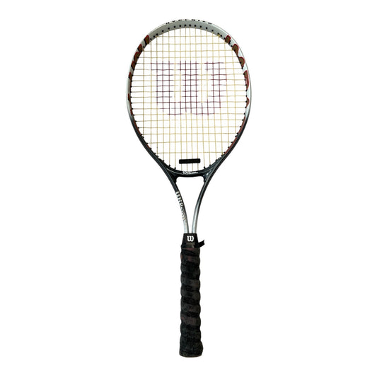 Wilson Tennis Racket Soft Shock Technology Black Silver Racquet
