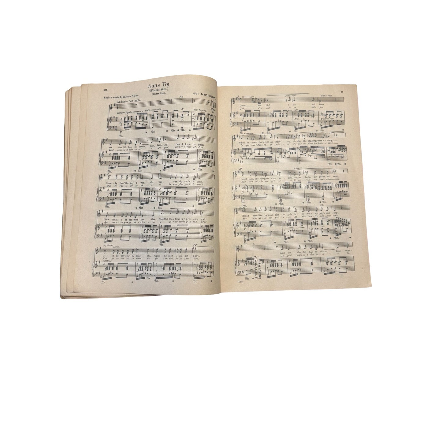 Antique Famous Songs Alto Vocal Sheet Music Collection H E Krehbiel John Church